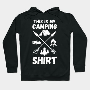 This Is My Camping Shirt Camping Trailer Camper Van Hoodie